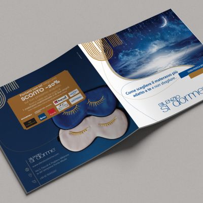 Grafica e Impaginazione Brochure Silenzio si Dorme